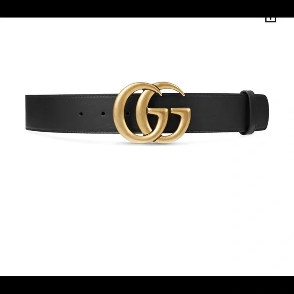 Gucci Double G Buckle Belt (like new.Worn 2x.)comes with satin belt bag Is the Gucci Double G Marmont Belt Worth it? | 4 Year Review  main image 4